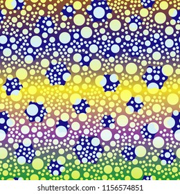 Elegant abstract background multicolored circle splash.