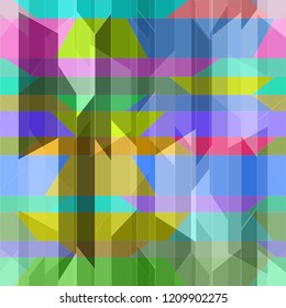 Elegant abstract background multicolored simple poligonal seamless.
