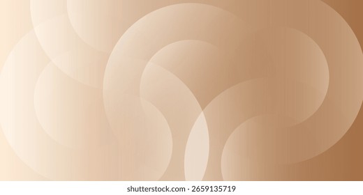Elegante fondo abstracto con círculos traslúcidos superpuestos en tonos beige, ideal para diseños minimalistas.