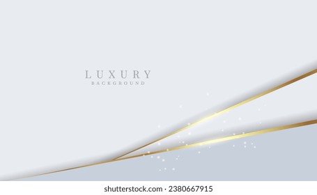 Elegant abstract background with shiny gold and silver lines