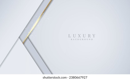 Elegant abstract background with shiny gold and silver lines