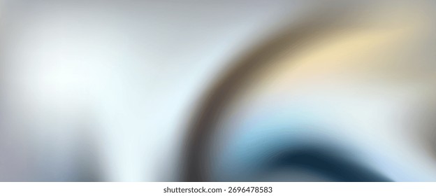 Elegant abstract background with a smooth blend of gold, blue, and brown tones, creating a fluid metallic swirl effect