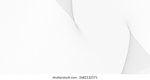 Elegant abstract background with subtle grey wavy lines on a clean white surface, creating a modern and minimalist design. Perfect for tech, business, or creative projects.