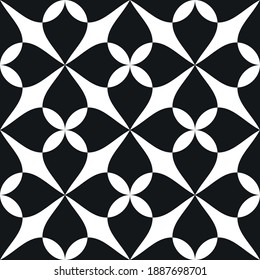 Eleganter abstrakter Hintergrund. Vektordesign-Kunst. Schwarzes einfarbiges Muster