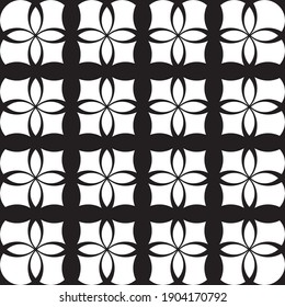 Elegant abstract background. Vector design art. Black monochrome pattern
