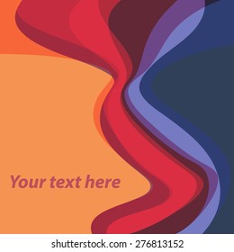 Elegant abstract background with waves