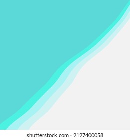 An elegant abstract background with wavy layers of blue and white paper cut shapes.
