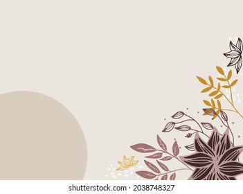 Elegant abstract background. Wedding invitation card template set with floral and gold watercolor decoration for save the date, greeting, poster, cover design, social media template and more
