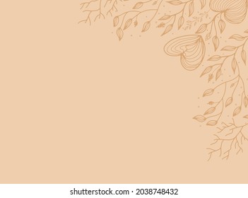 Eleganter abstrakter Hintergrund. Hochzeitseinladungskarten-Vorlage mit floraler und goldener Aquarell-Dekoration zum Speichern von Datum, Gruß, Poster, Cover-Design, Social Media-Vorlage und mehr
