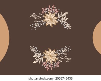 Elegant abstract background. Wedding invitation card template set with floral and gold watercolor decoration for save the date, greeting, poster, cover design, social media template and more