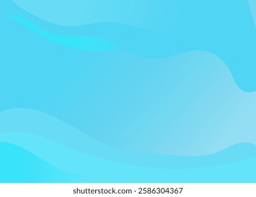Elegant abstract blue background with fluid shapes in modern vector design  