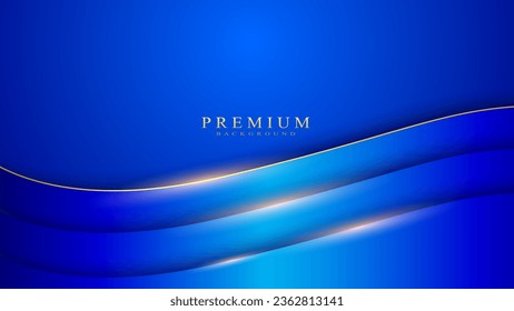 Elegante fondo abstracto de onda azul