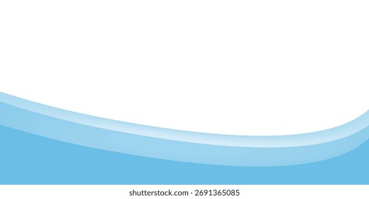 Elegant abstract blue wave background with soft curves and gradients. Ideal for business, technology, presentations, banners, and modern designs.