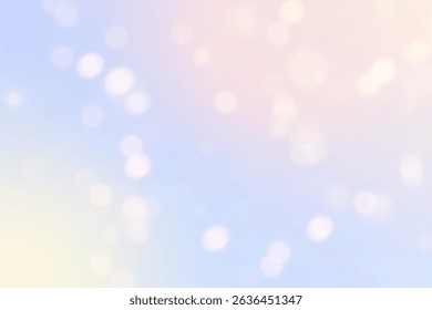 Elegant Abstract  Bokeh Background with Soft Blurred Lights and Glowing Particles. Warm Golden Light Overlay for Luxury Projects, Backgrounds, Posters, or Festive Illustrations