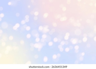 Elegant Abstract  Bokeh Background with Soft Blurred Lights and Glowing Particles. Warm Golden Light Overlay for Luxury Projects, Backgrounds, Posters, or Festive Illustrations