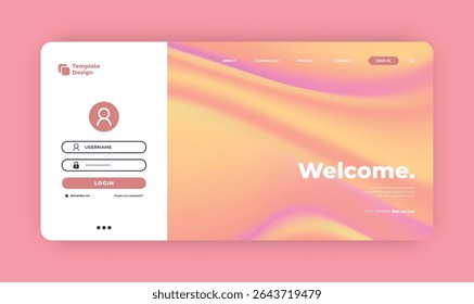 Elegant Abstract Business Banner with Creative Flat Design and Web Development Elements