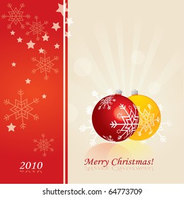 Elegante composición abstracta de vectores de Navidad