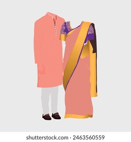 Elegant and Abstract Couple Dress Design. Illustrator and designer. Wedding Invites, save the date, Birthday Invites, Video Invites, E-Cards.