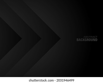 elegant abstract dark background with paper cut shapes