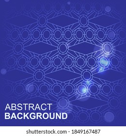 Elegant abstract design blue background. Vector illustration EPS10