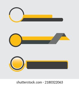 Elegant abstract design vector elements set