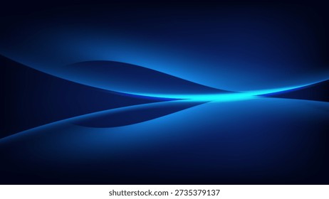 Elegante onda digital abstracta