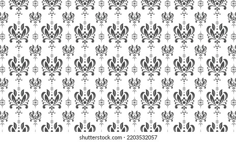 Patrón elegante de formas florales abstractas para diversos propósitos de diseño. Vector en los pasos 10.