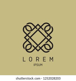 Elegant Abstract Flower logo Design