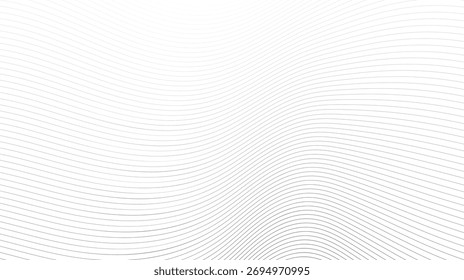 Elegant abstract flowing lines create a sophisticated modern background design with a sense of depth and subtle motion