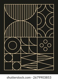 Eleganter abstrakter geometrischer Hintergrund dunkel
