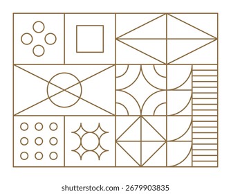 Elegante abstrakte geometrische Hintergrundlinien
