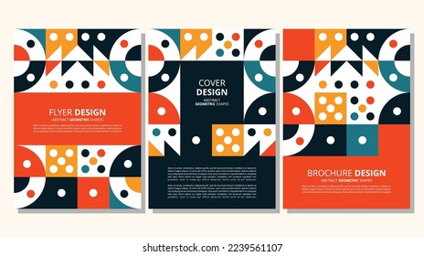 Elegant abstract geometric coer design for various design purposes. Vector in eps 10.