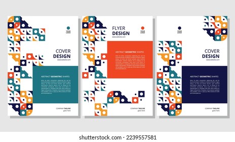 Elegant abstract geometric cover design for various design purposes. Vector in eps 10.