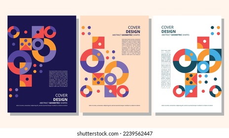 Elegant abstract geometric cover design for various design purposes. Vector in eps 10.