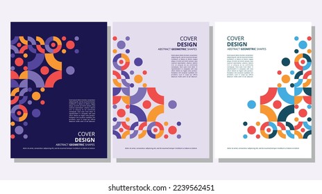 Elegant abstract geometric cover design for various design purposes. Vector in eps 10.