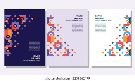 Elegant abstract geometric cover design for various design purposes. Vector in eps 10.