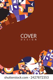 Elegant abstract geometric cover design for various design purposes.