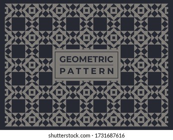 elegant abstract geometric pattern dark background