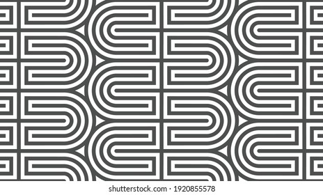 Elegantes abstraktes geometrisches Muster für verschiedene Designzwecke. Vektorgrafik in eps10.