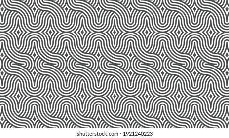 Elegantes abstraktes geometrisches Muster für verschiedene Designzwecke. Vektorgrafik in eps10.