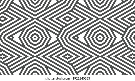 Elegantes abstraktes geometrisches Muster für verschiedene Designzwecke. Vektorgrafik in eps10.
