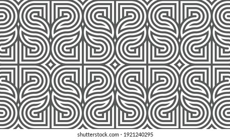 Elegant abstract geometric pattern for various design purposes. Vector in eps 10.