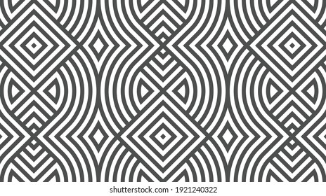 Elegantes abstraktes geometrisches Muster für verschiedene Designzwecke. Vektorgrafik in eps10.