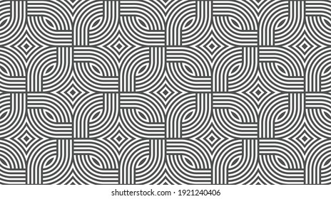 Elegantes abstraktes geometrisches Muster für verschiedene Designzwecke. Vektorgrafik in eps10.