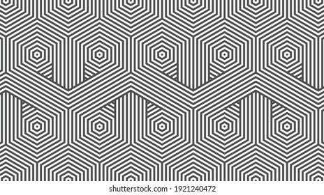 Elegantes abstraktes geometrisches Muster für verschiedene Designzwecke. Vektorgrafik in eps10.