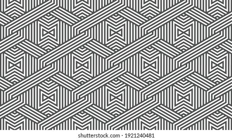 Elegant abstract geometric pattern for various design purposes. Vector in eps 10.