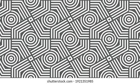 Patrón geométrico abstracto elegante para diversos propósitos de diseño. Vector en los pasos 10.