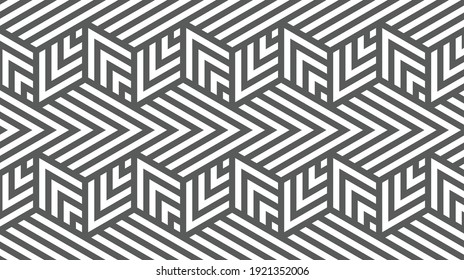 Patrón geométrico abstracto elegante para diversos propósitos de diseño. Vector en los pasos 10.