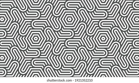 Elegant abstract geometric pattern for various design purposes. Vector in eps 10.