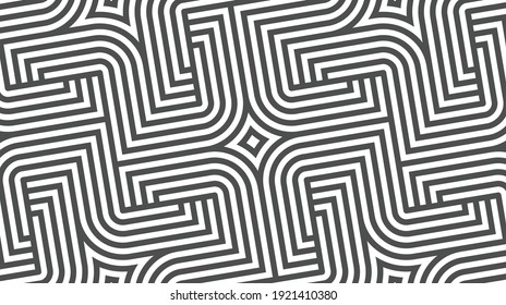 Patrón geométrico abstracto elegante para diversos propósitos de diseño. Vector en los pasos 10.